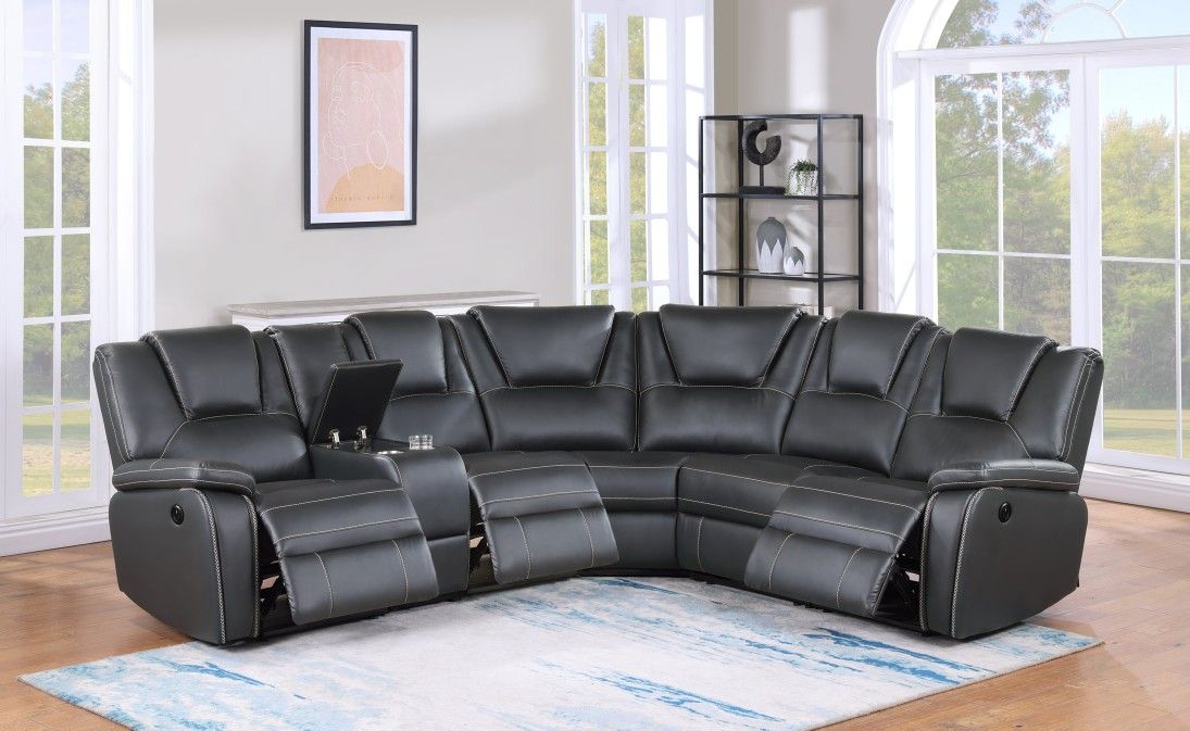 NEW POWER RECLINER SECTIONALS Black/Brown/GREY $1099