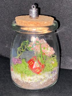 Dungeons and Dragons ( D&D) Cherry Blossom Dice Terrarium