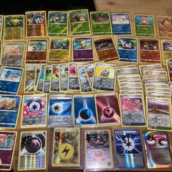 67 Pokémon Reverse Holo card lot from 2004 through 2023   