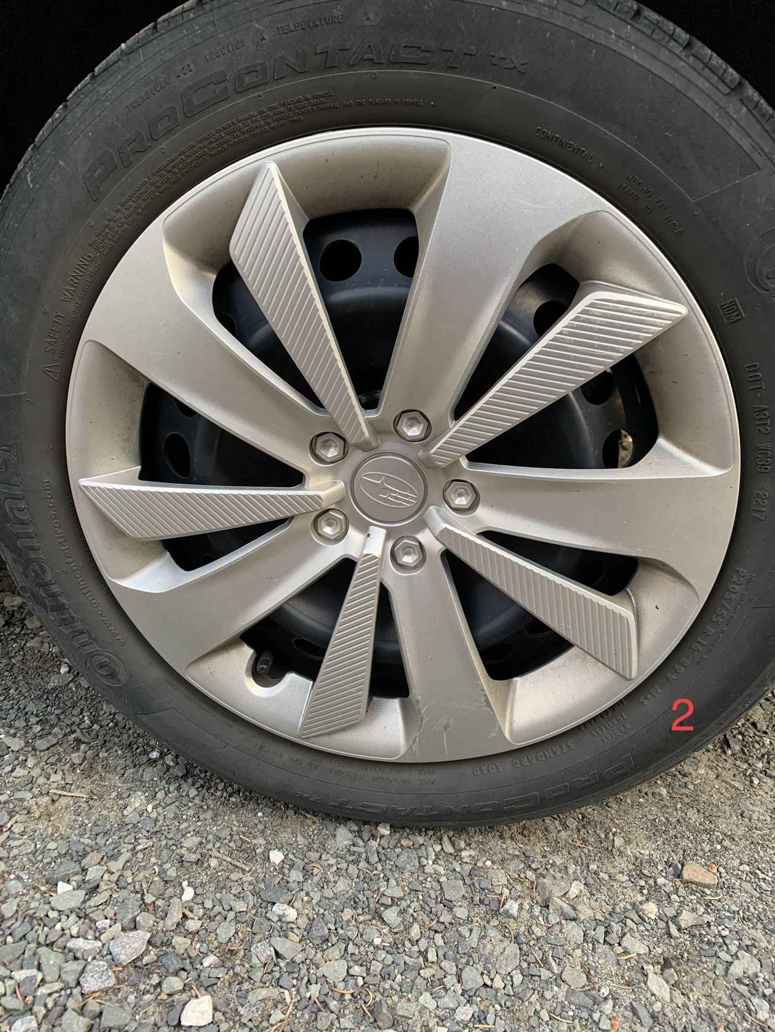 Subaru impreza 2024 wheel covers