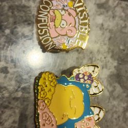 Pokemon Snorlax & slow poke Enamel Pins