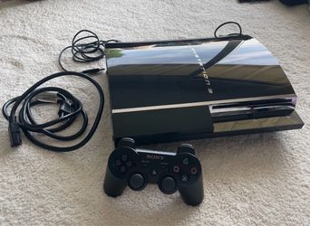Sony PS3 Fat CECHA01 60GB Backwards Compatible PS2 Console DualShock 3 Tested