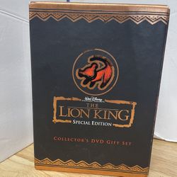 The Lion King (DVD, 2003, 2-Disc Set, Gift Box w/Book and Signed Drawings)