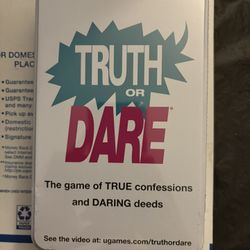 BRAND NEW SEALED Truth Or Dare-University Games