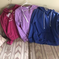 Three Hooded Sweatshirts-medium