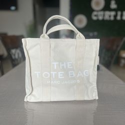 Medium Cream Tote Bag