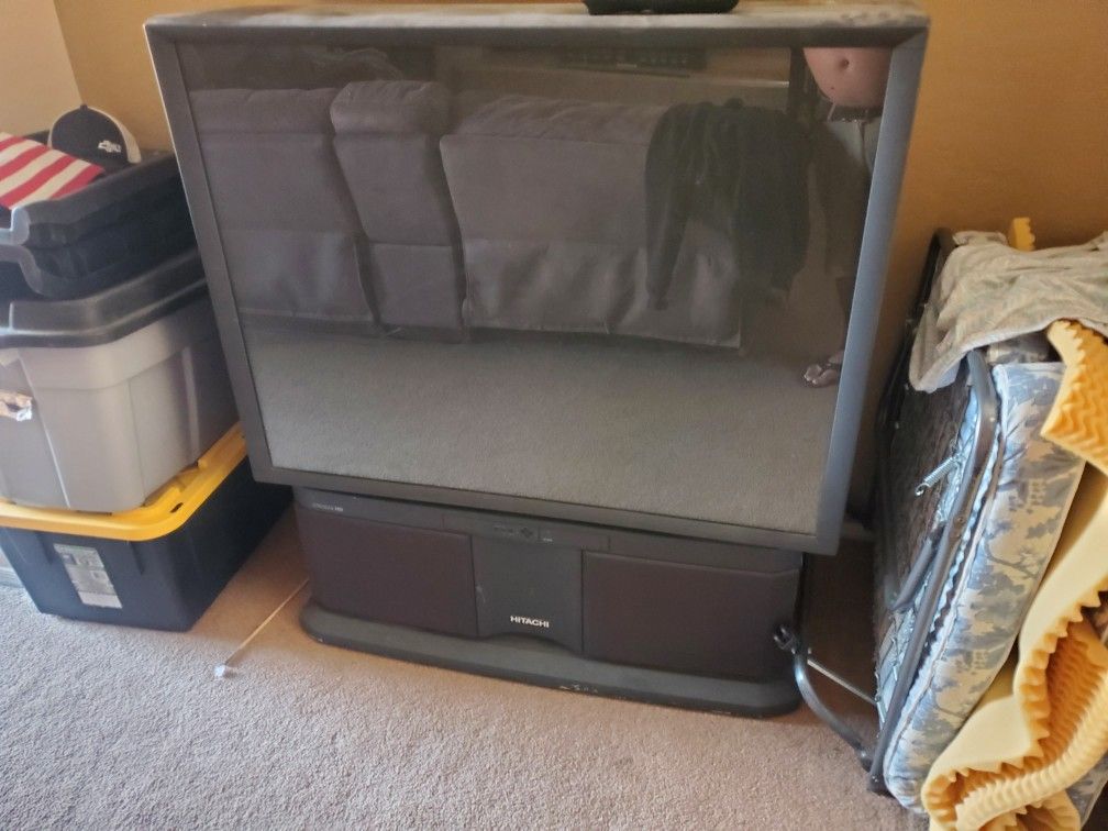 Hitachi 52" Rear Projection T V - Free