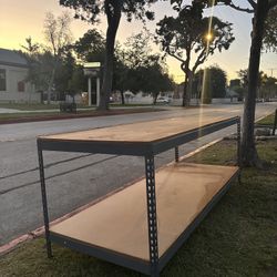 Work Bench With Shelf