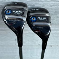 Cobra King F8 Hybrid set 4h & 5 Hybrid Aldila Rogue Pro Shaft R-Flex