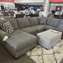 JH - Ashley Modern 3Pc Sectional Birkdale Court Collection / Only $39initial then take it home