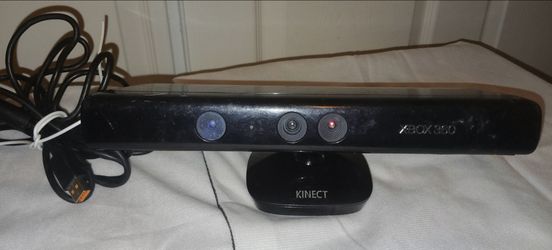 XBOX 360 Microsoft Kinect Sensor Bar Only Black 1414 Wired Motion Sensor Camera