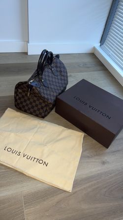 Louis Vuitton Damier Ebene Speedy 30 Bag ✨