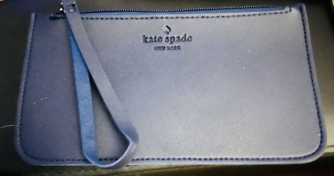 Navy Blue Wrist Wallet