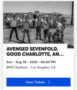 Avenged Sevenfold & Good Charlotte Pit Ticket