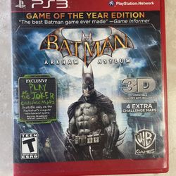 Batman Arkham Asylum PS3 Greatest Hits No Manual