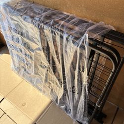 14” Quad Fold Steel Platform Bed Frame, Queen 