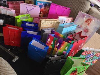 Birthday Bags, gift bag, all colors!!!