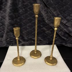 Cast Iron Candlestick Holders