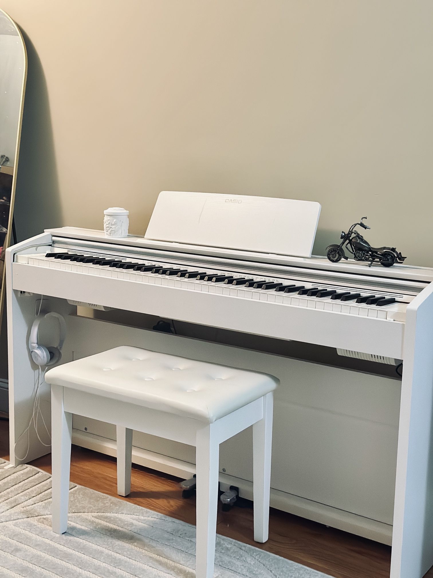 Casio Privia PX-870 – 88-Key Weighted Console Digital Piano | Tri-Sensor II Scaled Hammer Action Keys| Elegant Design | Powerful 40W 4-Speaker Sound, 