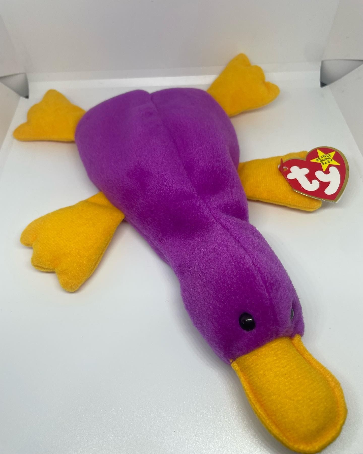 TY Beanie Babies- 1993 - “Patti “The Platypus- PVC Pellets & Errors!