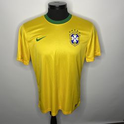 Mens Large - Brazil Brasil National Team World Cup Jersey