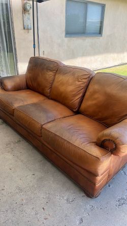Leather sofa-