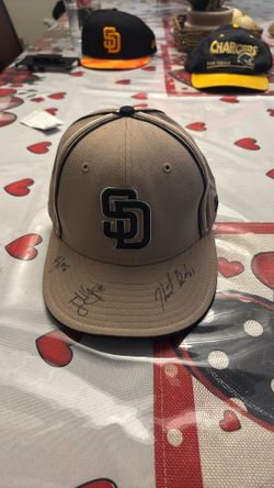 San Diego Padres Autographed Fitted Hat