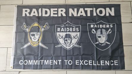 Raiders Nation Flag 5ftx3ft $20 Firm On Price
