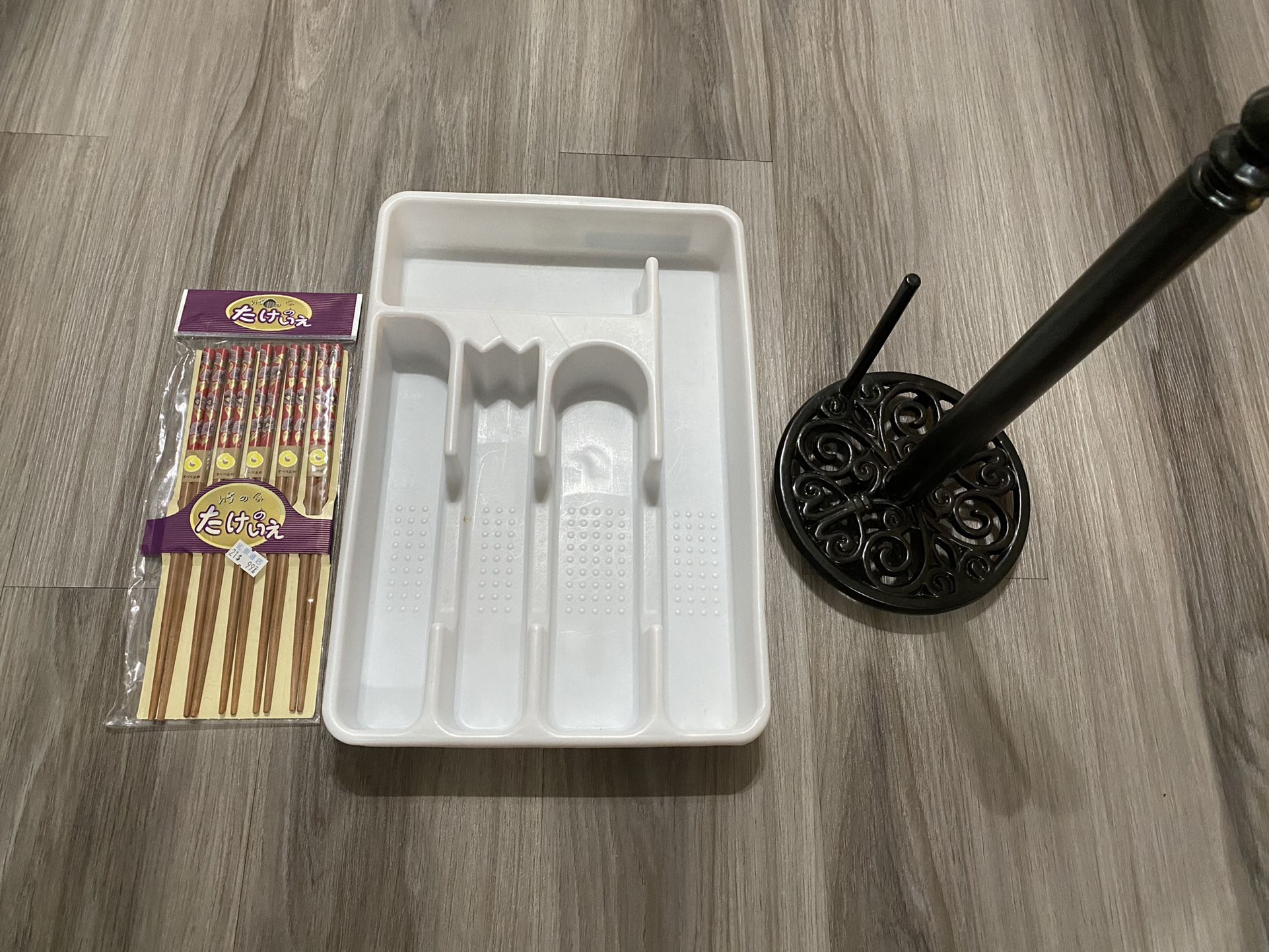 Reusable Chopsticks, Silverware Holder, Paper Towel Holder