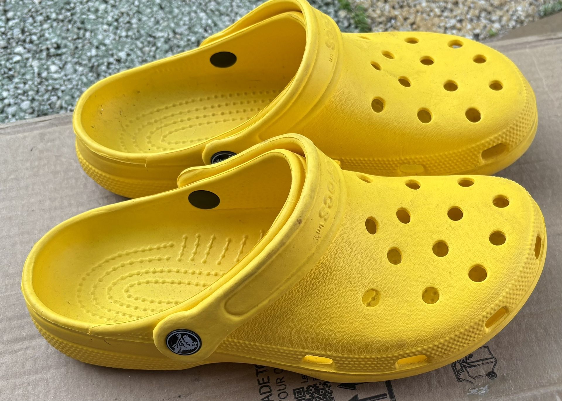 Yellow Crocs