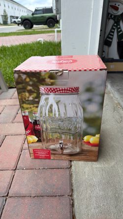 Coca Cola glass beverage dispenser