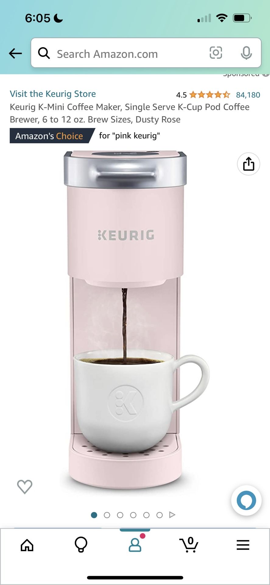 Pink Keurig Coffee Machine