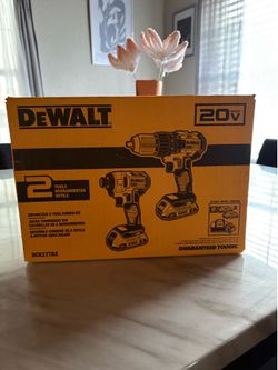 DeWALT 20v 2-Tool combo kit drills