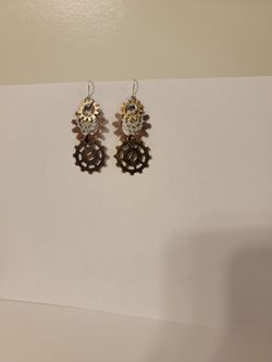 Steampunk Gear Earrings
