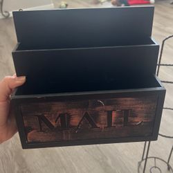 Mail Holder And Toilet Paper Holder 