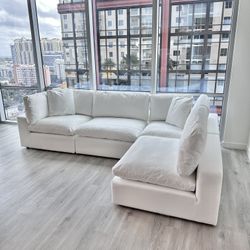 New White Cloud Couch Sofa Sectional