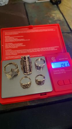 10k gold rings