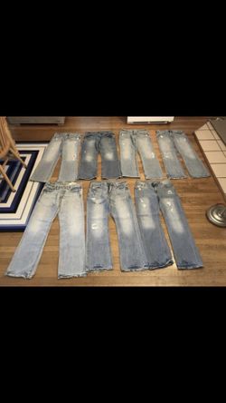 American eagle and Hollister jeans