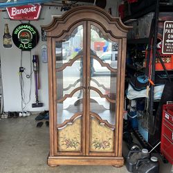 Nice wooden display cabinet