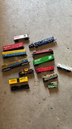 Vintage Tyco HO Train Lot - Golden Eagle, Coors, SpaghettiOs (As-Is)