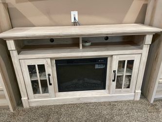 Electronic fireplace cabinet