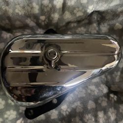 Chrome Harley Davison  Motorcycle Tool Box