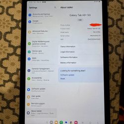 Black Samsung Galaxy Tab A9 + 5G 