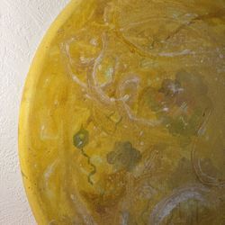 Round Glow In The Dark Painting, 40”