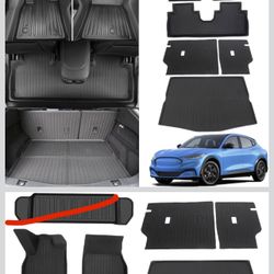 Mach-E All-Weather Floor Mats + Cargo Liners (6-Piece Set)
