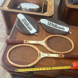 Vintage Wilson, Jack Kramer, classic pro staff tennis rackets