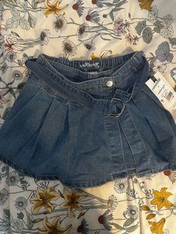 Girls Denim Skort