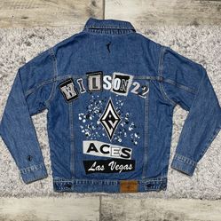 A’ja Wilson WNBA Denim Jacket