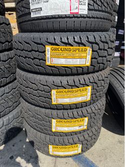 LT245/70/17 GROUND SPEED AT 4 NEW TIRES INSTALLED ✅ INSTALADAS ✅ WE DO ALIGMENT 🔥