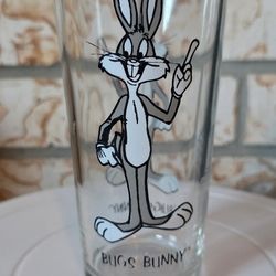 Vintage 1973 Bugs Bunny Pepsi Collector Series Glass 